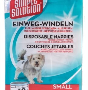 Simple Solution Wegwerp Honden Luier Small 12 st 38-48 cm