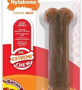 Nylabone Dura Chew Voor Harde Bijters Baconsmaak Tot 16 kg