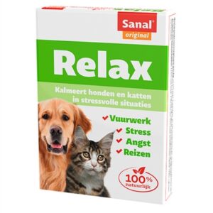 Sanal Dog / Cat Relax Kalmeringstablet 15 Tabletten