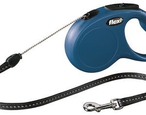 Flexi Rollijn Classic Cord Blauw S 5 Mtr