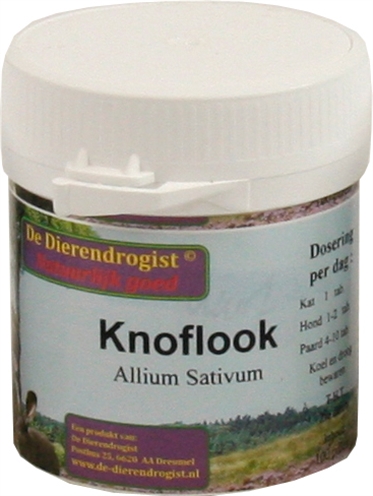 Dierendrogist Knoflook Tabletten 200 st