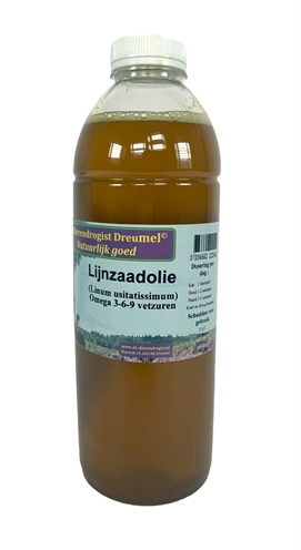 Dierendrogist Lijnzaadolie 1 ltr