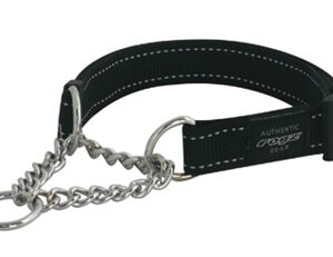 Rogz For Dogs Lumberjack Halfslip Halsband Zwart 25 Mmx50-70 cm