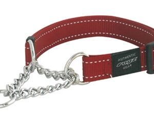 Rogz For Dogs Lumberjack Halfslip Halsband Rood 25 Mmx43-73 cm