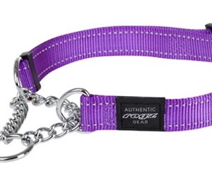 Rogz For Dogs Lumberjack Halfslip Halsband Paars 25 Mmx43-73 cm