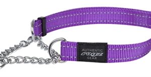 Rogz For Dogs Fanbelt Halfslip Halsband Paars 20 Mmx34-56 cm
