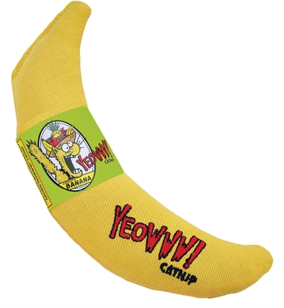 Yeowww Banaan Met Catnip 18 cm