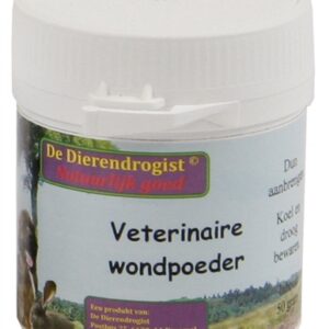 Dierendrogist Veterinaire Wondpoeder Hond / Kat 50 gr