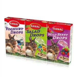 Sanal Knaagdier 3-Pack Drops Yogurt / Salad / Wild Berry 3x45 gr