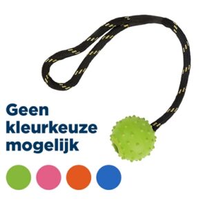 Happy Pet Tough Toys Floater Rubber Bal Touw Assorti Medium 37.5x5x5 cm
