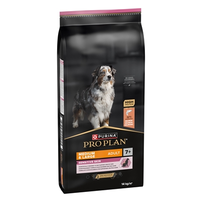Pro Plan Dog Adult Medium / Large 7+ Sensitive Skin 14 kg