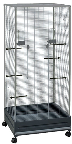 Voltrega Voliere 420 Grijs / Grijs 65x54x150 cm