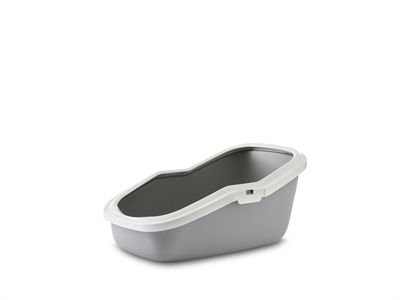 Savic Kattenbak Aseo Grijs / Wit 56x39x27.5 cm