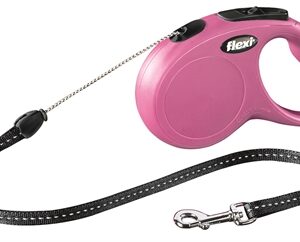 Flexi Rollijn Classic Cord Roze S 5 Mtr