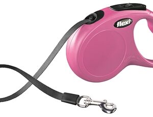 Flexi Rollijn Classic Tape Roze S 5 Mtr