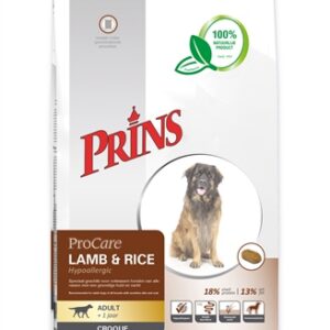 Prins Procare Croque Hypo Allergic Lam / Rijst 10 kg