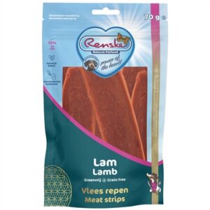 Renske Gezonde Beloning Vlees Strip Lam 70 gr