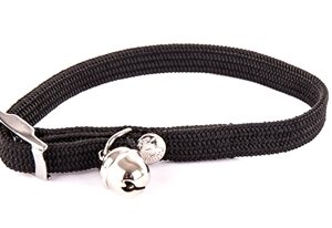Martin Halsband Kat Elastisch Nylon Zwart 30x1 cm