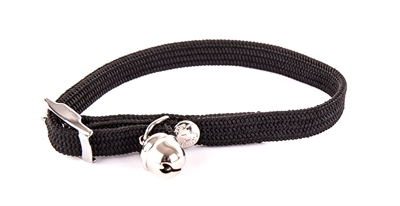Martin Halsband Kat Elastisch Nylon Zwart 30x1 cm