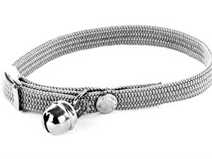 Martin Halsband Kat Elastisch Nylon Grijs 30x1 cm
