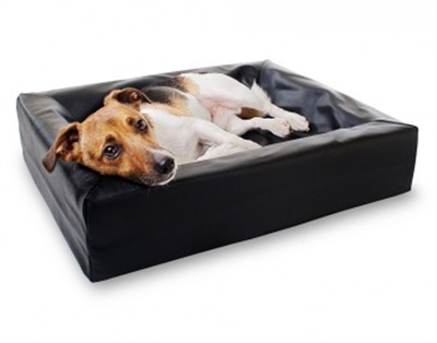 Bia Bed Hondenmand Orthopedisch Zwart Bia-3 70x60x15 cm