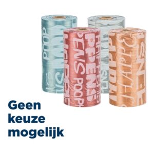 Trixie Poepzakjes Medium Assorti 8x20 stuks
