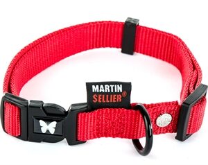 Martin Halsband Verstelbaar Nylon Rood 20-30x1 cm