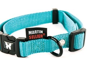 Martin Halsband Verstelbaar Nylon Turquoise 20-30x1 cm