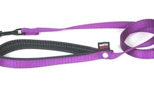 Martin Hondenriem Nylon Paars 120x1 cm