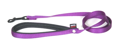 Martin Hondenriem Nylon Paars 120x1 cm