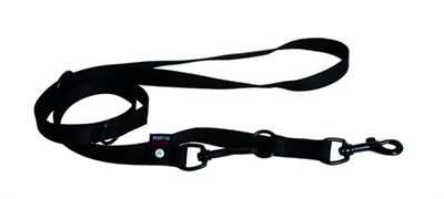 Martin Hondenriem Multipurpose Nylon Zwart 20 Mmx200 cm