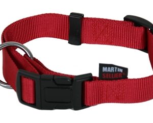 Martin Halsband Basic Nylon Rood 20-30x1 cm