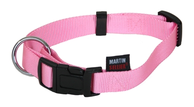 Martin Halsband Basic Nylon Roze 20-30x1 cm