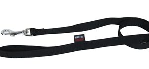 Martin Hondenriem Basic Nylon Zwart 120x1 cm