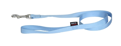 Martin Hondenriem Basic Nylon Blauw 120x1 cm