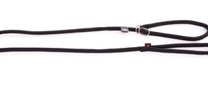 Retrieverlijn Nylon Rond Zwart 13 Mmx180 cm
