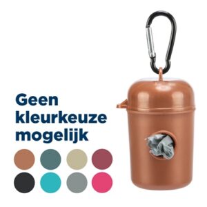 Trixie Poepzakdispenser Met 2x20 Zakjes Assorti 4 st