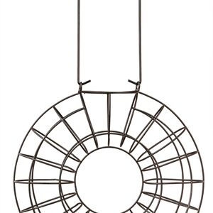 Trixie Vetbolhouder Rond Metaal Zwart 24x24x8 cm 2 st
