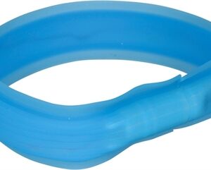 Trixie Lichtgevende Halsband Hond USB Flash Light Oplaadbaar Blauw 30 Mmx50 cm 2 st