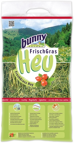 Bunny Nature Vers Gras Hooi Met Rozenbottel 500 gr
