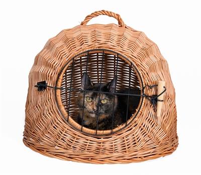 Trixie Rotan Kattenmand Met Deur O 50cm