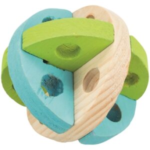 Trixie Speel En Snackbal Hout 8 cm