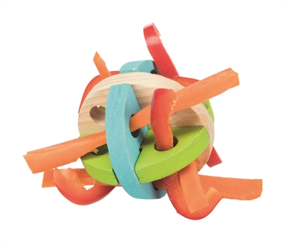 Trixie Speel En Snackbal Hout 8 cm
