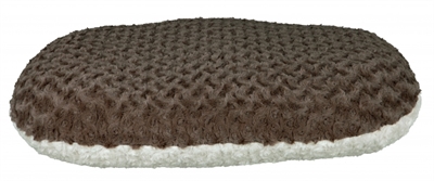 Trixie Ovaal Kussen Kaline Grijs/Wit 44x31 cm