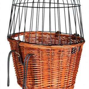 Trixie Fietsmand Met Draadkoepel Voorop Naturel 44x48x33 cm