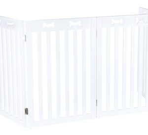Trixie Hondenhek Afsluithek Wit 4 Panelen 60-160x75 cm