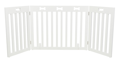 Trixie Hondenhek Afsluithek Wit 3 Panelen 82-124x61 cm