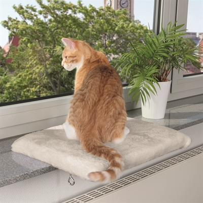 Trixie Kattenmand Plateau Vensterbank Lichtgrijs 51x36 cm