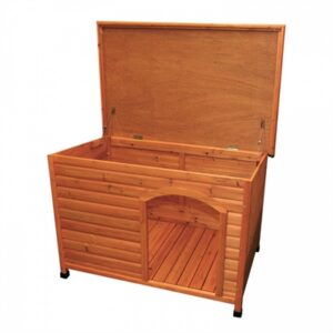Trixie Natura Hondenhok Classic Met Plat Dak Bruin 116x82x79 cm