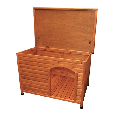 Trixie Natura Hondenhok Classic Met Plat Dak Bruin 116x82x79 cm